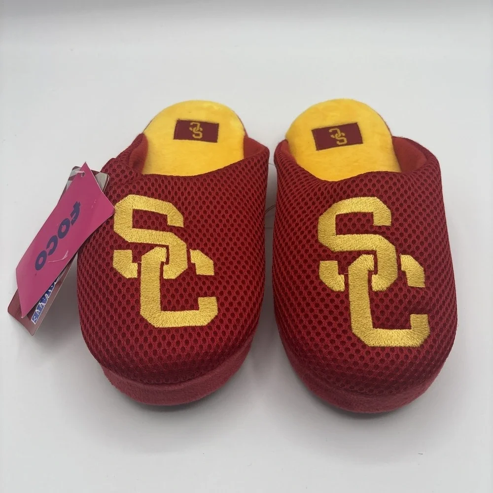 Foco USC Trojans Slippers Youth Size Large‎ (5-6) New